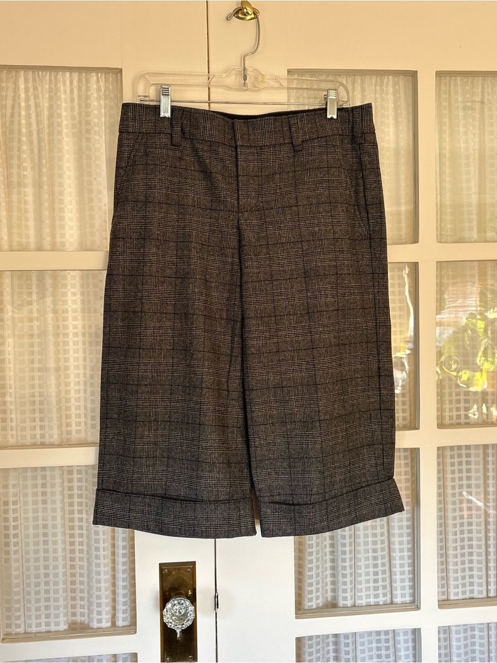 Vince Black and Gray Tweed Pants